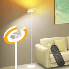 Torchiere Floor Lamp 75.5" Tall Bedroom Living Room Corner Standing LED Dimmable