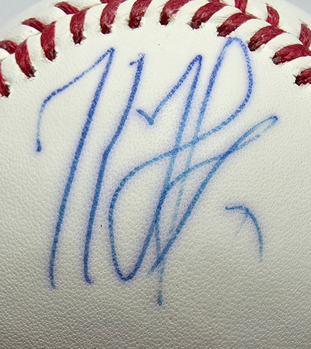 Kenley Jansen Signed Auto OML Baseball PSA COA Dodgers Braves Red