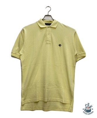 Christian Dior MONSIEUR Logo embroidered short-sleeved polo shirt Size: L Yellow