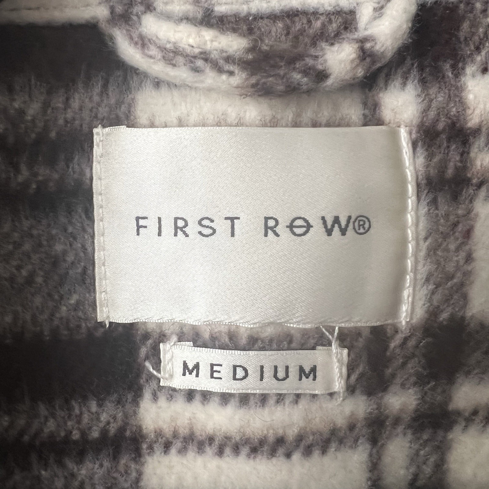 First Row Multi Patch Plaid Jacket Wool Blend Qui… - image 3