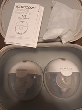 Momcozy M5 Double Breast Pump Hands Free Wearable Breast Pump Read Description