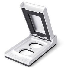 ELEGRP Vertical Outdoor Cover for Duplex Receptacles, Weatherproof Wall Plate...