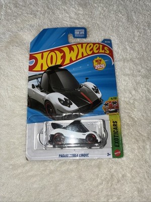 Hot Wheels Pagani Zonda Cinque New 2026 Exotics 26/250 White 4/10 Free Shipping 
