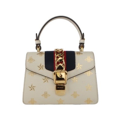 Gucci 470270 Bee Star Mini Sylvie Crossbody Bag 33539 114887592
