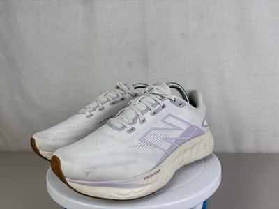 New Balance Women's Fresh Foam 680 v8 Running Shoes 9 White Lace-up Sneaker