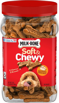 Milk-Bone Soft and Chewy Chicken Recipe Dog Treats, 25 Ounces (1 Count)