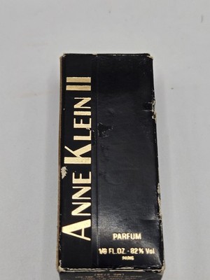 RARE Anne Klein ll Mini Pure Perfume 3.75 mL 1/8 oz Vtg Splash Travel AK2 FULL