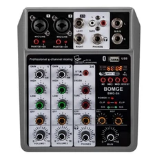 Professional Audio Mixer, Sound Board Mixing Console with 4 Channel Digital U...