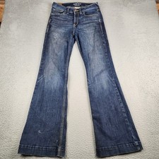 Ariat Jeans Womens 28 Blue Denim Slim High Rise Trouser Western Cowgirl