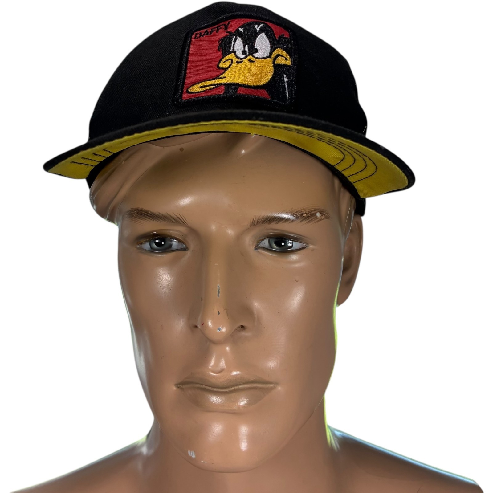 Daffy Duck Black Patch Mesh Strapback Adjustable … - image 3