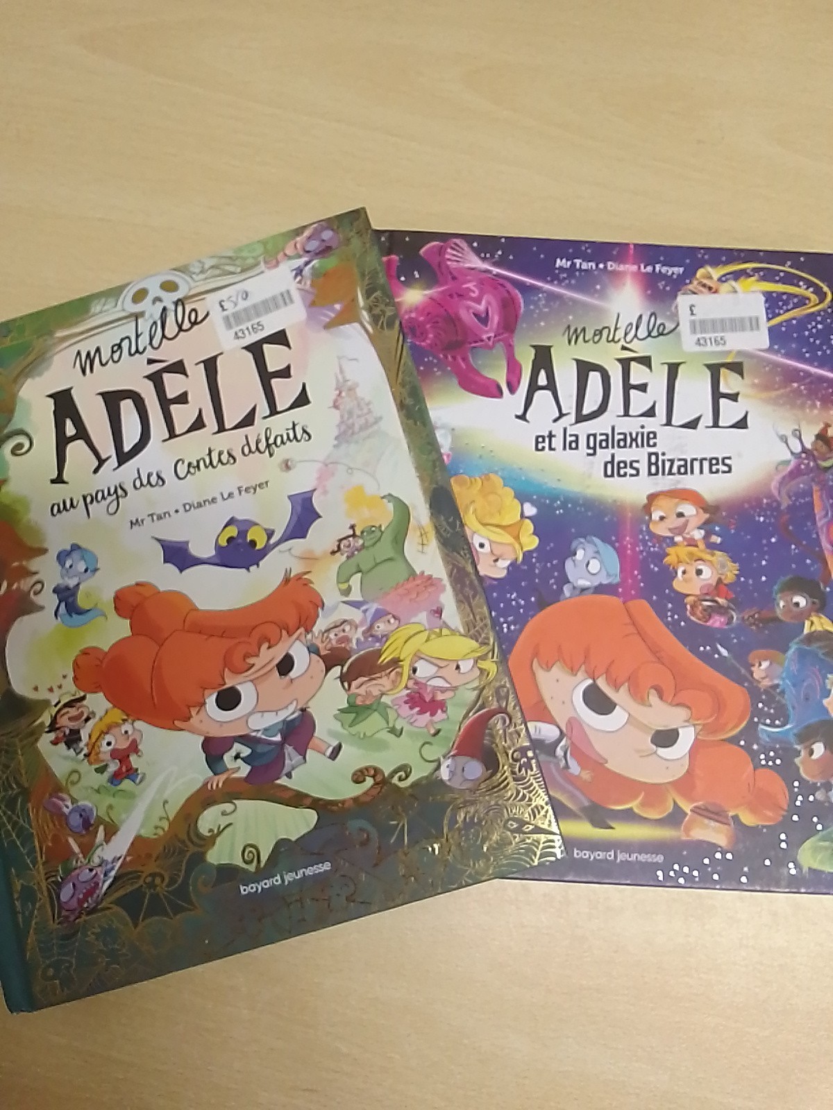2 x Mortelle Adèle by Mr. Tan and Diane Le Feyer Book Bundle