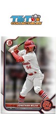 2022 Bowman Draft #BD-186 Jonathan Mejia St. Louis Cardinals base paper