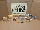 Playmobil Animal Lot of 8 Horses Fox Saddle Vintage Accessories SEE PICS