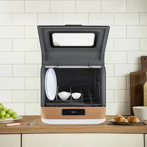 Mini Dishwasher 35cm Dishwasher Table Top Dishwasher Freestanding 4 Modes 800W - Image 3 of 4
