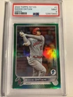 2022 Topps Series 1 1st Edition Green /150 Shohei Ohtani PSA 9 - DODGERS