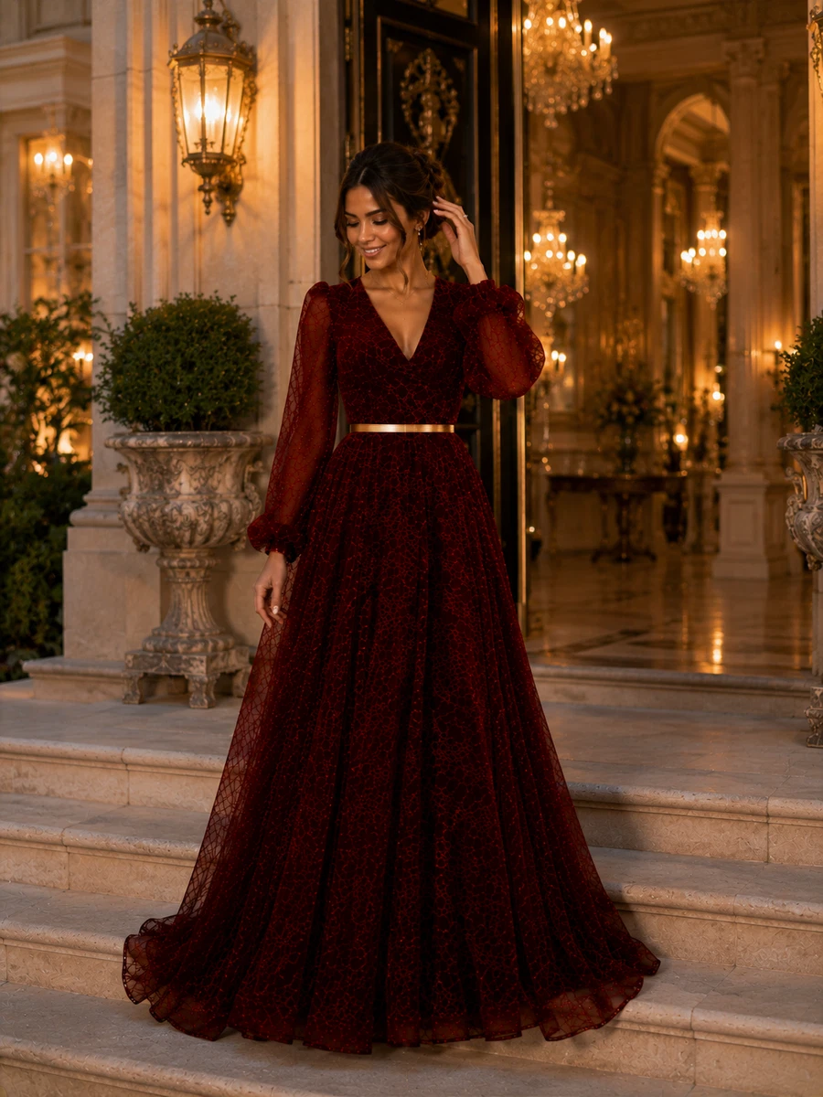 long sleeve maxi dress for prom Layla's Twisted – Blue Zone Planet weight is 45KG Custom Ball Gown Party Maxi Dress