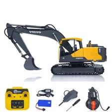 DoubleE E598 003 Metal 1/16 RC Electric Lifting Excavator RTR 2Arms Digger Claw