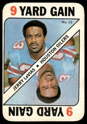 1971 Topps #23 Jerry LeVias Game Inserts