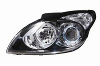 Scheinwerfer Projektor SX H7-H1 Pred Reg Elec Hyundai I30 2007 Parab Schwarz