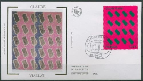 France 2006 Art Pattern Claude Viallat 4081 FDC (X62214)