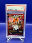 2025 Panini Prizm Choice Bo Nix /20 Red Scope #142 Denver Broncos PSA 10