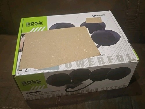 BOSS AUDIO 1000W 4-SPEAKER BLUETOOTH SOUND SYSTEM BLACK ALL SUZUKI MOTORCYCLES - Picture 7 of 9