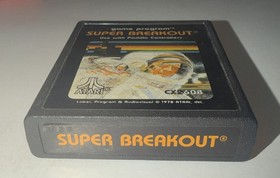 Super Breakout (Atari 2600, 1981) Cleaned & Tested (JY036)