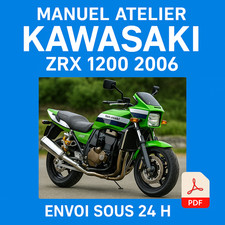 Manuel Atelier Kawasaki ZRX 1200 2006 Revue Technique Moto Français RMT CD PDF