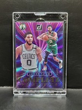 2021-22 Panini Donruss Jayson Tatum #13 Complete Player Purple Holo Laser #d/15