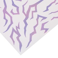 2-3PCS Temporary Body Stickers Movie Anime Cosplay Stickers Prop Purple