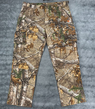 Game Winner Pants Mens XL Realtree Camo Hunting Cargo Utility Pants Adjustable