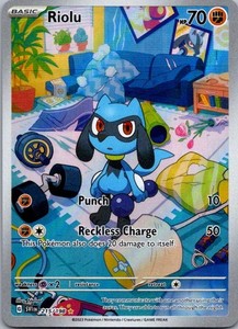 Riolu 215/198 Scarlet & Violet Base Set Illustration Rare Holo