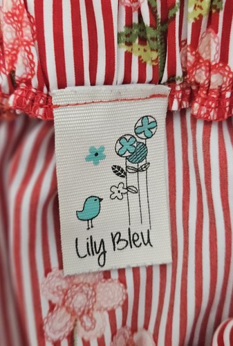 Lily Bleu Striped Dress Girls Size 10 - Picture 4 of 7
