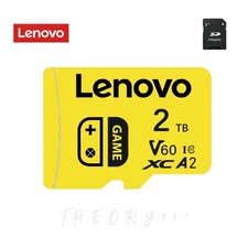 Lenovo 2TB Micro SD Card 4K Ultra High Speed Memory Card | High Capacity TF Card