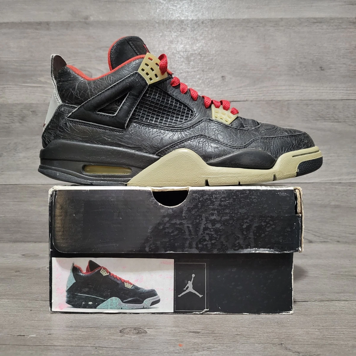 Jordan 4 Retro Rare Black Laser for Sale | Authenticity Guaranteed