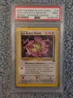 2000 POKEMON PROMO BLACK STAR POKEMON LEAGUE #18 TEAM ROCKET'S MEOWTH PSA 9