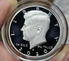 2020 S Proof Kennedy Silver Half Dollar From 8pc Limited Edition Set.