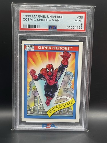 1990 Marvel Universe #30 Cosmic Spider-Man PSA 9 MINT 🕷️ 🔥