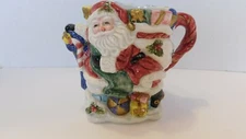 OMNIBUS FITZ & FLOYD "TOYLAND SANTA MUG" 