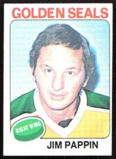 1975-76 8466A Topps Jim Pappin California Golden Seals #234
