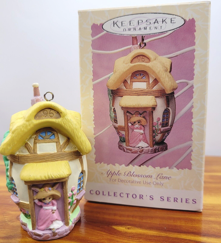 Hallmark Easter Collection Ornament 1996 APPLE BLOSSOM LANE 2nd in Series - Picture 15 of 15