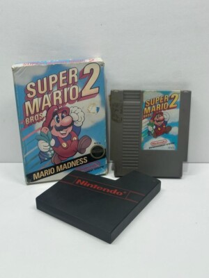 Super Mario Bros. 2 (Nintendo NES, 1988) Authentic W/Box TESTED