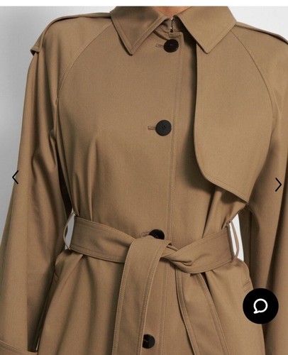 NWT Theory SB Trench - Belted Trench Coat In Multi Harper Tech M0205401 $745 - Picture 7 of 14