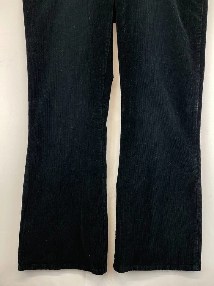 Pantalones de pana Tyte - para mujer/junior talla 15 - negros - corte bota (2109) Foto 2 de 4