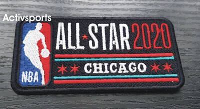2020 NBA All Star Game logo Chicago Basketball 4''(10cm) Patch Aufnäher