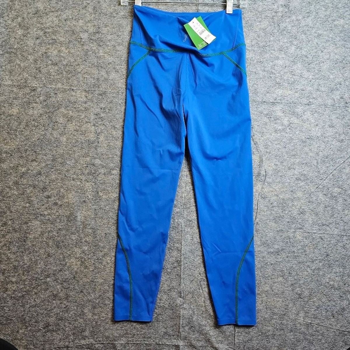 NWT J Crew Reimagined Blue Leggings High Rise Size small Yoga Workout Pants