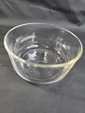 Pyrex #7201 4-Cup 1 Qt. Clear Glass Food Storage Bowl Made in USA