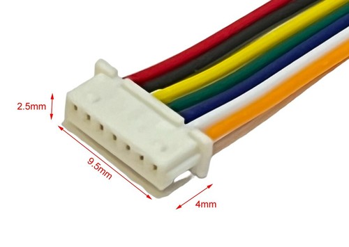 7-Pin Micro Mini 1.25mm Female Connector 150mm wire lead,Male Header PCB 5 SETS - Picture 4 of 10