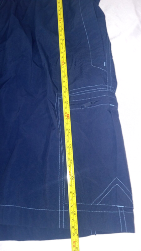 Columbia Men's Cargo Shorts Belted Mesh Lined Outdoor Hiking Nylon Blue Sz Large - Picture 8 of 9