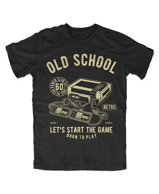 Old School System Premium T-Shirt Game,Gamer,Nerd,Kult,Fun,Video,Highscore